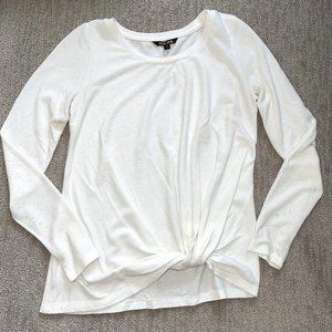 Peyton Jensen Women's Long Sleeve Shimmer Shirt - Size XS